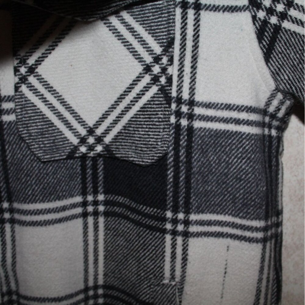 Member's Mark Shacket Plaid Button Down Jacket Fall Size Large - Picture 6 of 16